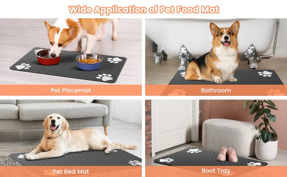 Pet Feeding Mat-Absorbent