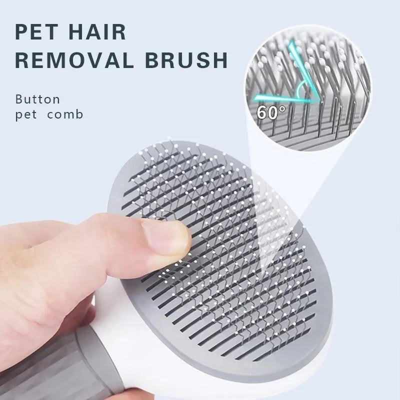 Self Cleaning Hair Remover Brush For Dogs Cats