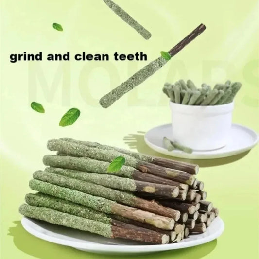 6 natural cat sticks, mint scratching and biting cleaning and treatment