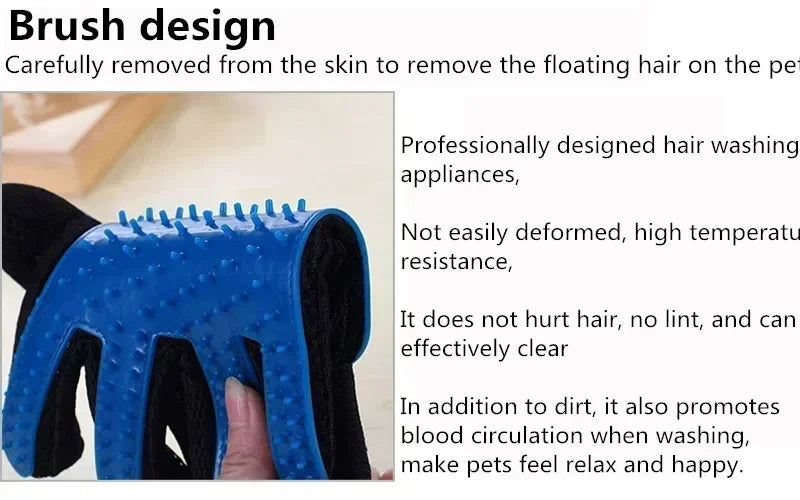 1pc Cat and Dog Grooming Cleaning Brush Gloves