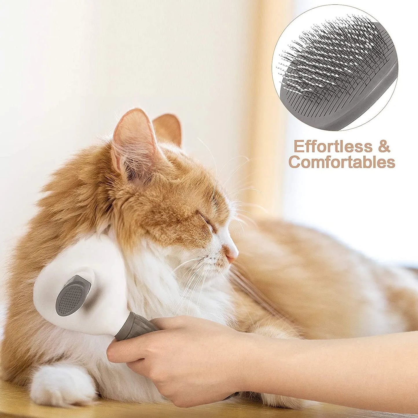 Self Cleaning Hair Remover Brush For Dogs Cats