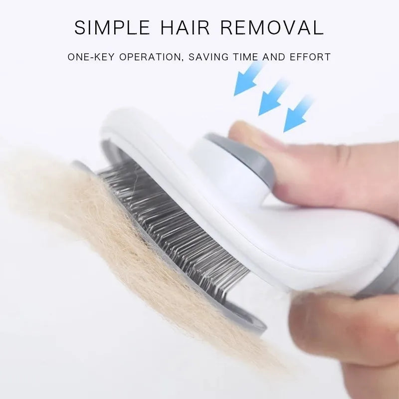 Self Cleaning Hair Remover Brush For Dogs Cats