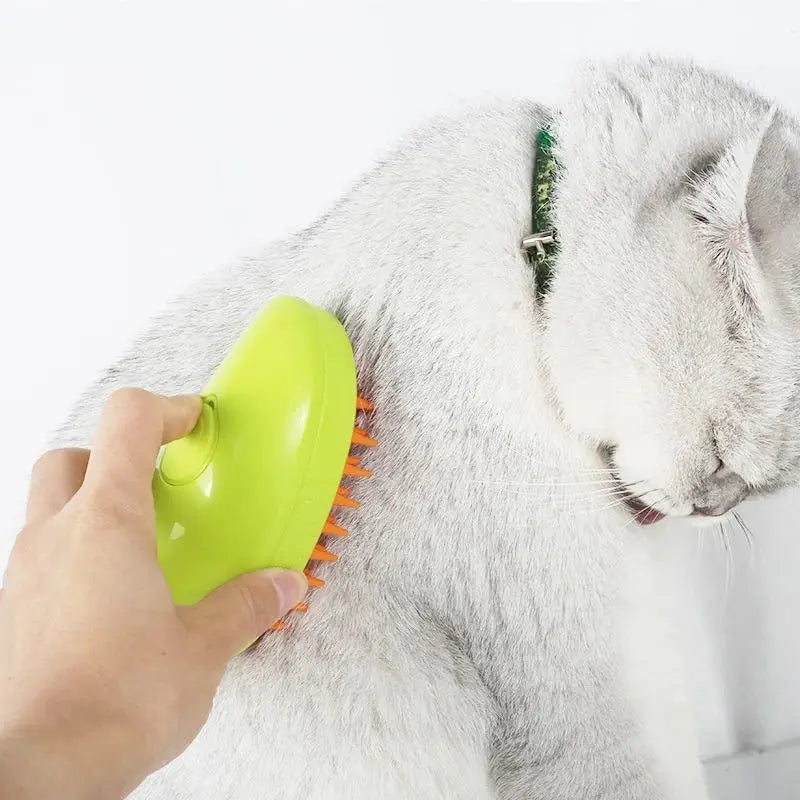 Brush Electric Spray Water Pet Comb Soft Silicone Depilation