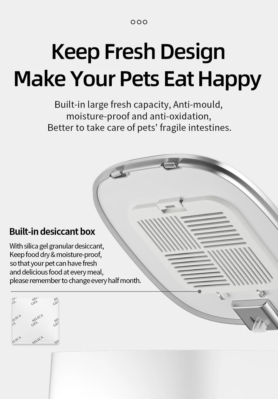 Pet Smart WiFi Auto Feeder For Cat Dog Dry Food A