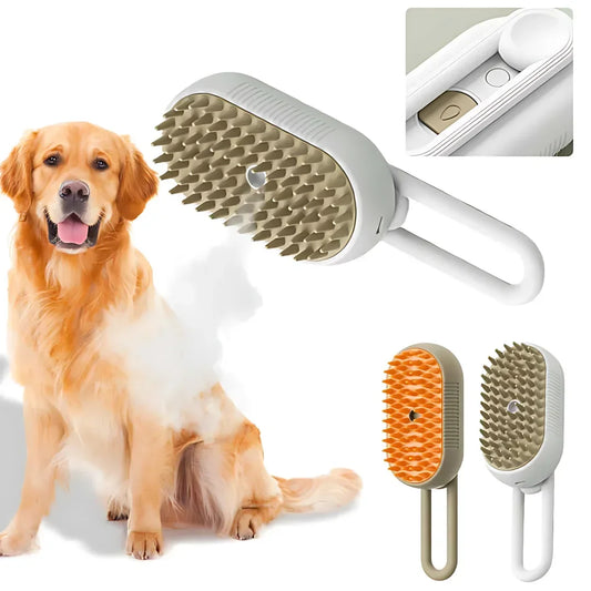 3 in1 Dog Steamer Brush