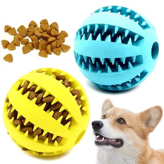 Dog Chew Toys Tooth Cleaning Treat Ball