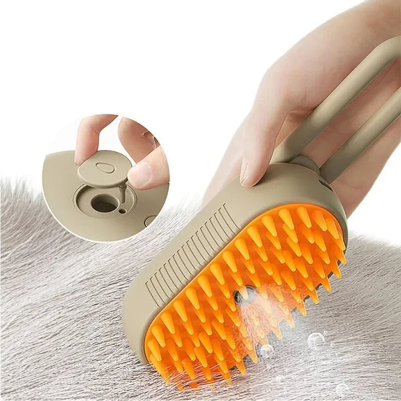 3 in1 Dog Steamer Brush